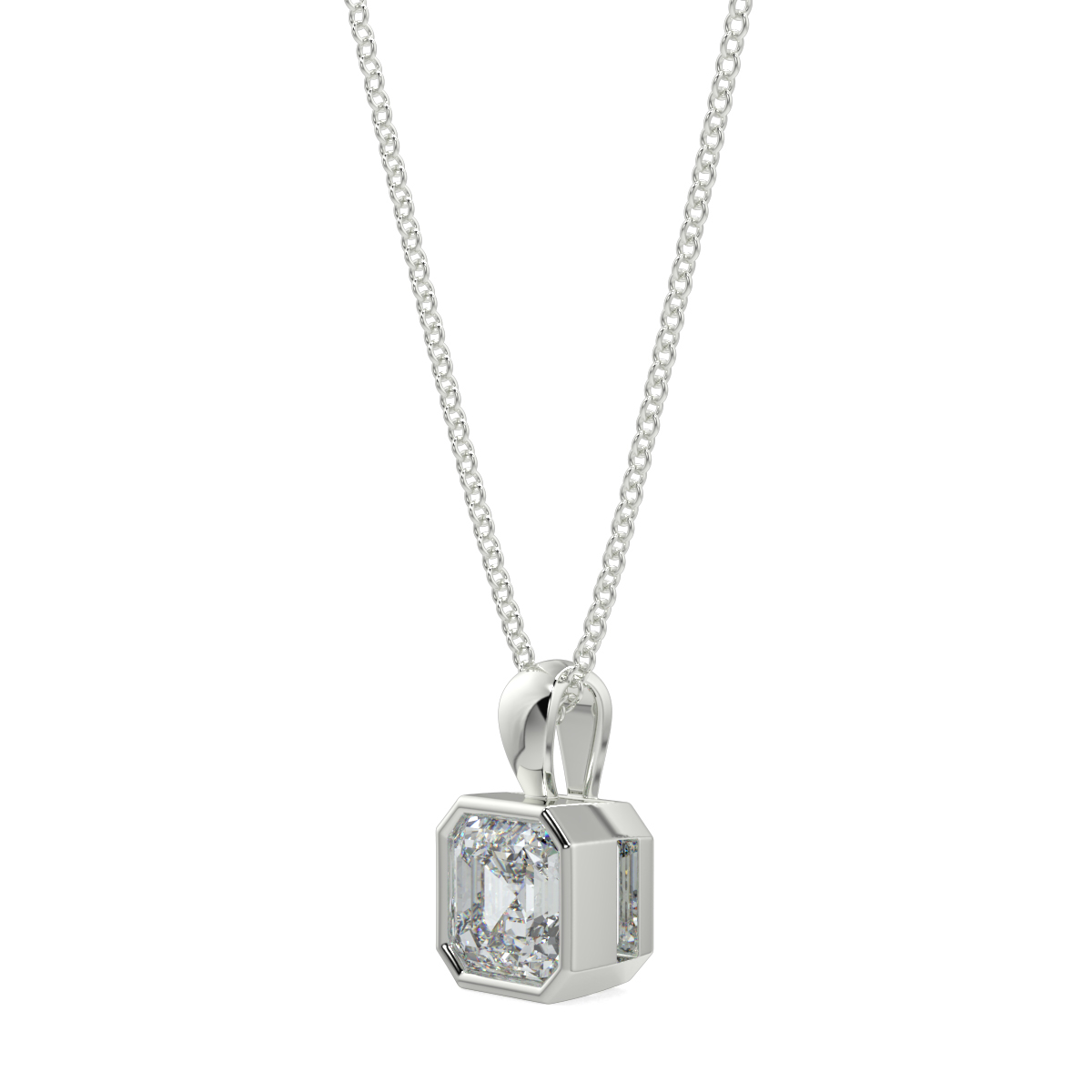 Solitaire Diamond Pendant