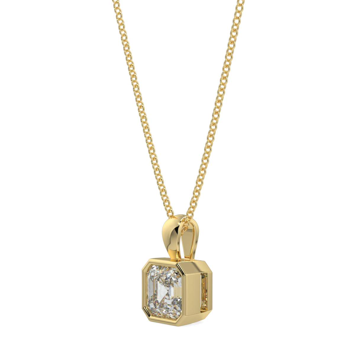 Solitaire Diamond Pendant
