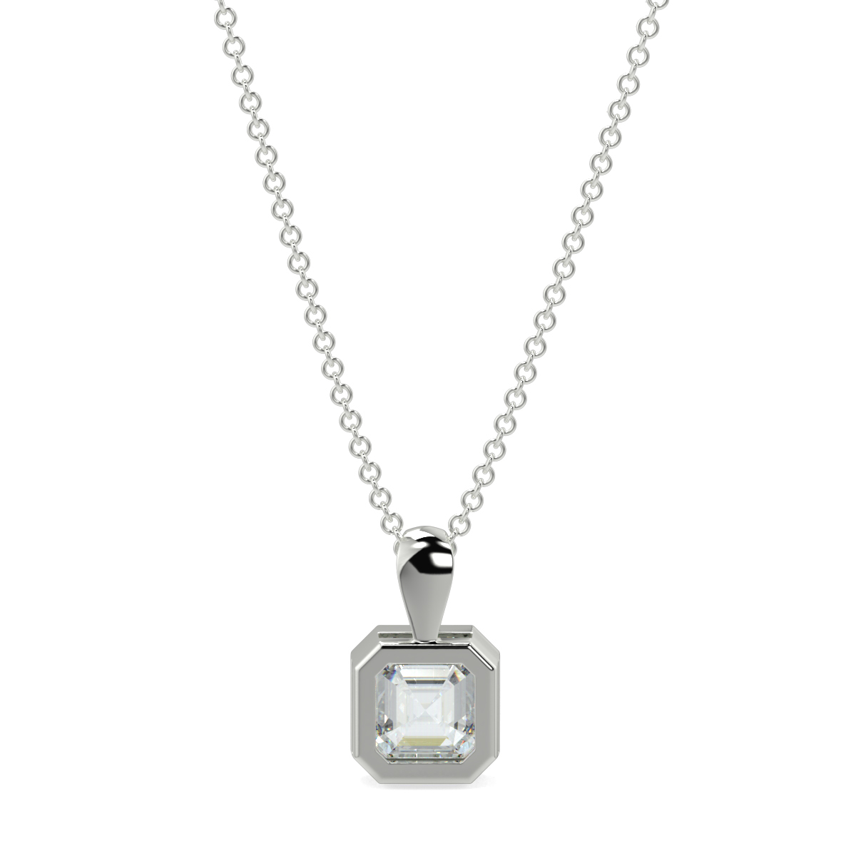 Solitaire Diamond Pendant