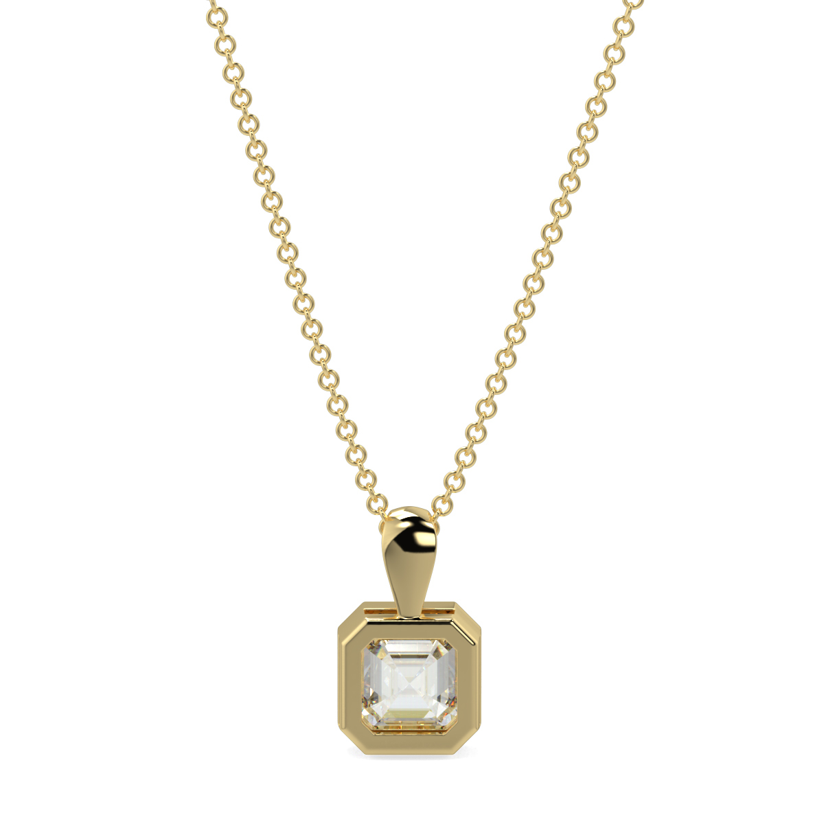 Solitaire Diamond Pendant