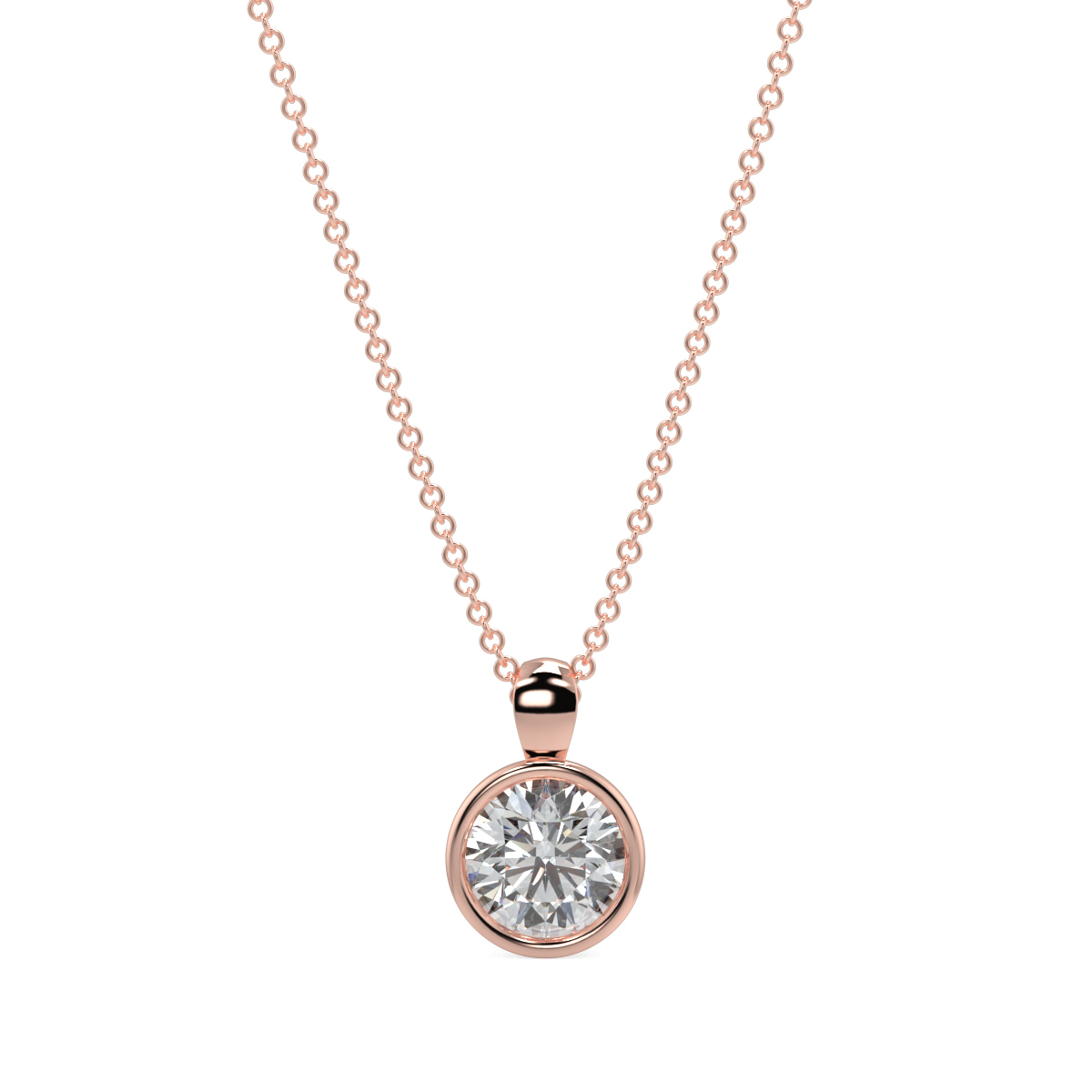 Solitaire Diamond Pendant