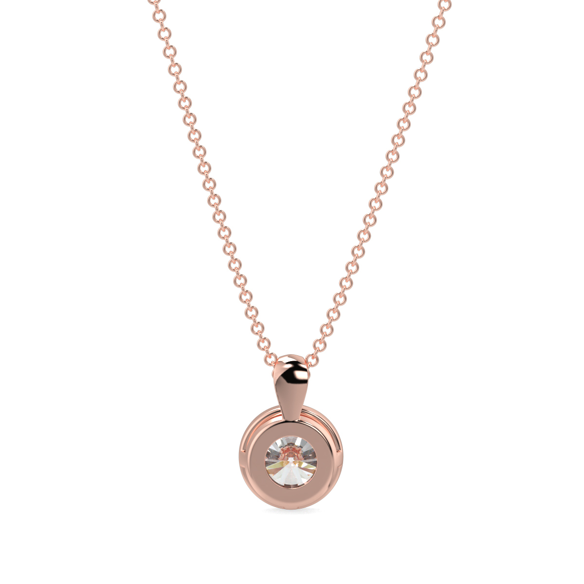 Solitaire Diamond Pendant