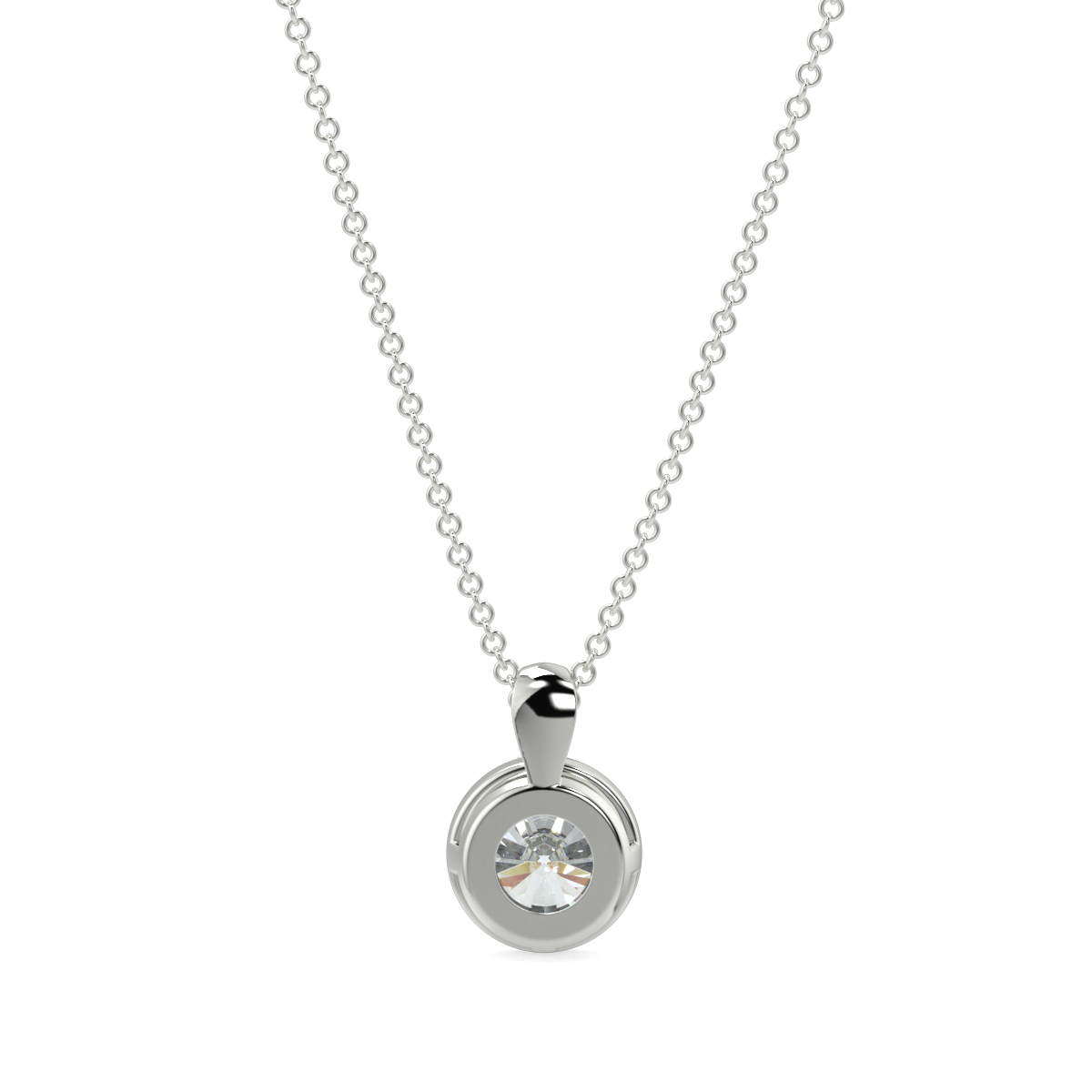 Solitaire Diamond Pendant