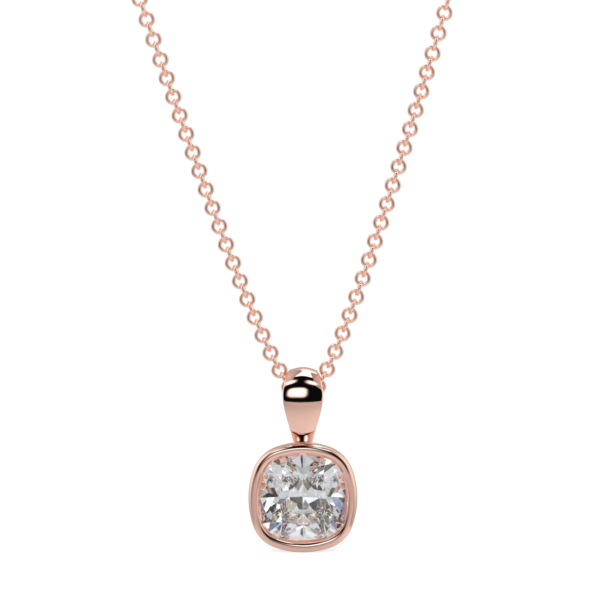 Solitaire Diamond Pendant