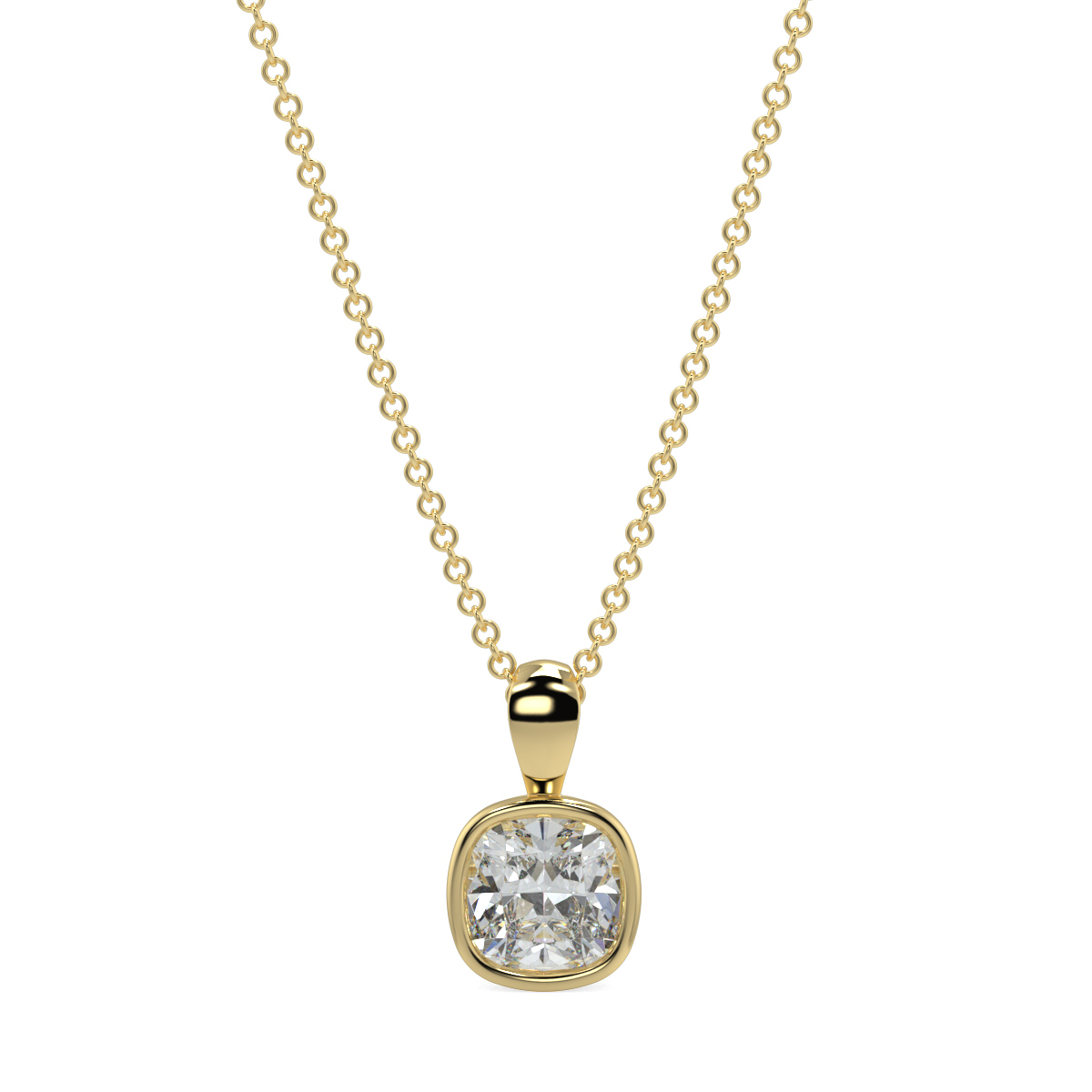 Solitaire Diamond Pendant