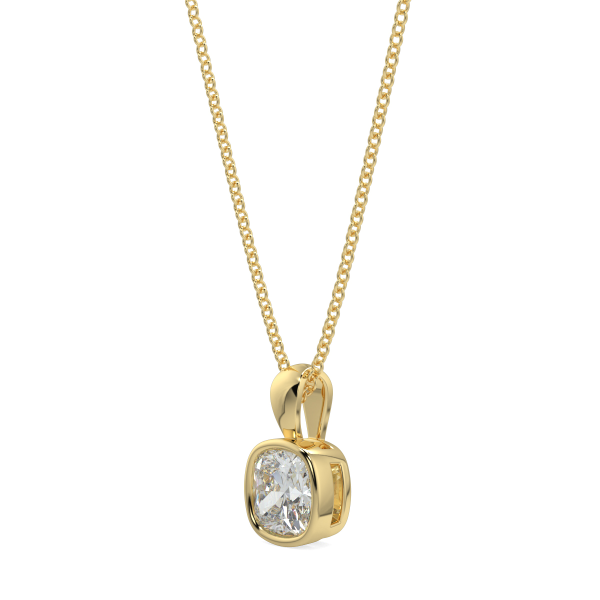 Solitaire Diamond Pendant