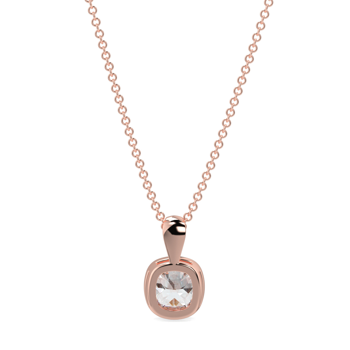 Solitaire Diamond Pendant