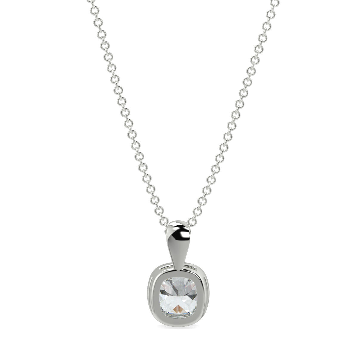 Solitaire Diamond Pendant
