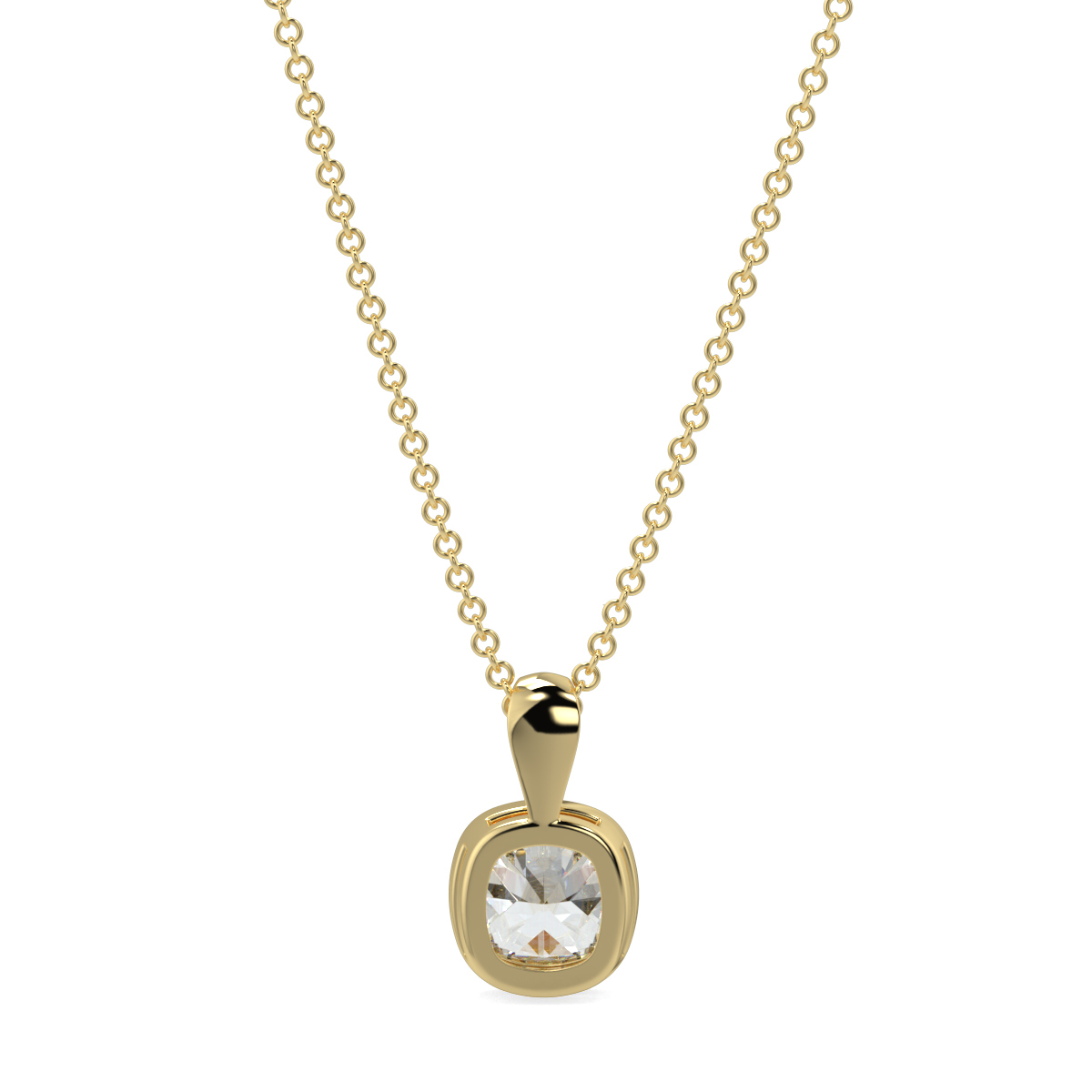 Solitaire Diamond Pendant