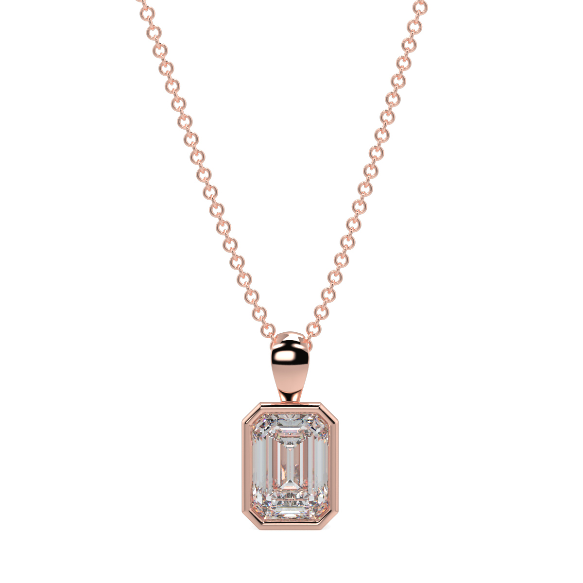 Solitaire Diamond Pendant