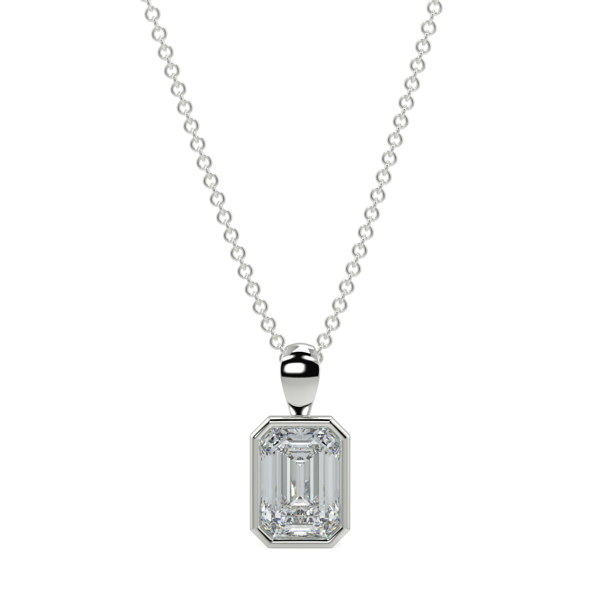 Solitaire Diamond Pendant