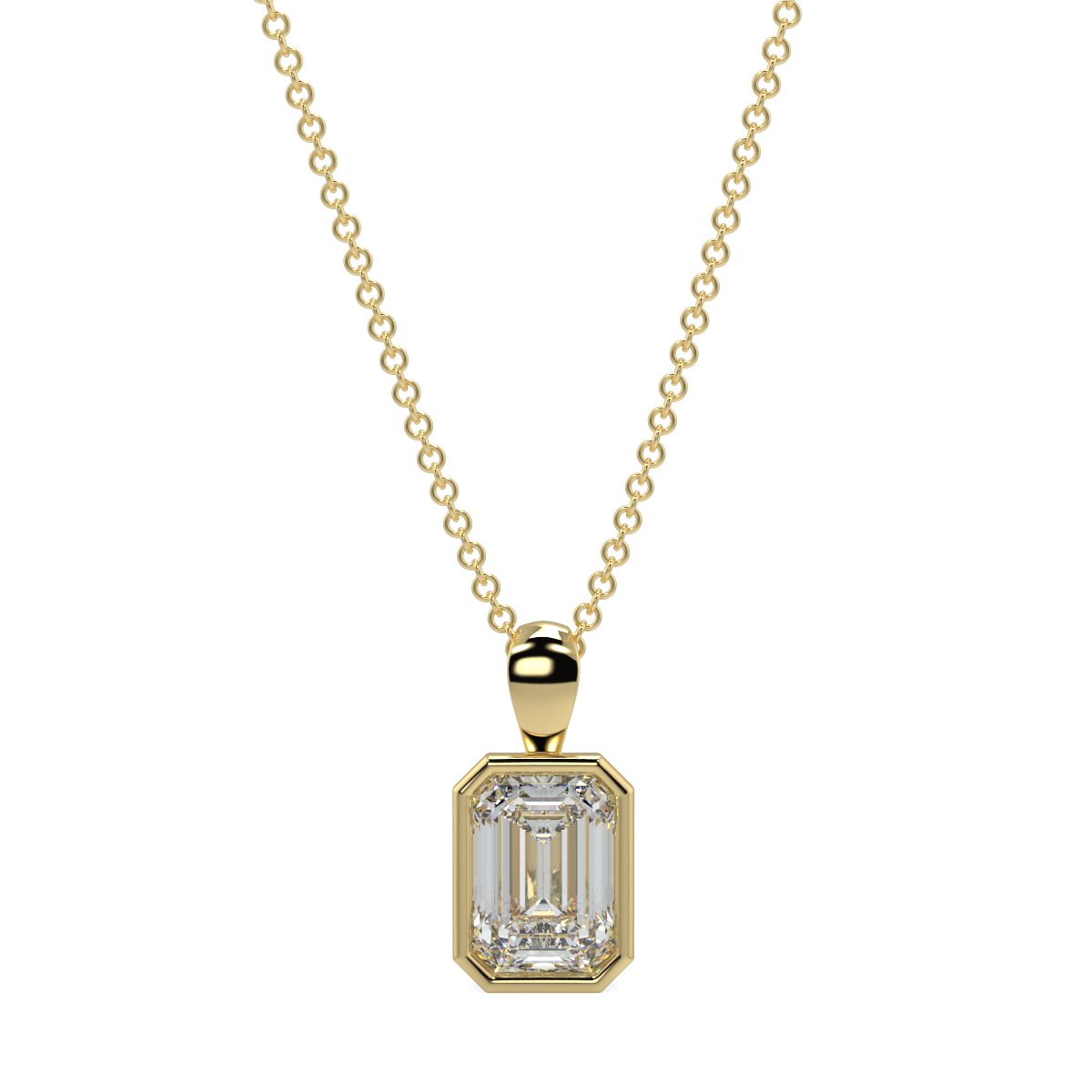 Solitaire Diamond Pendant