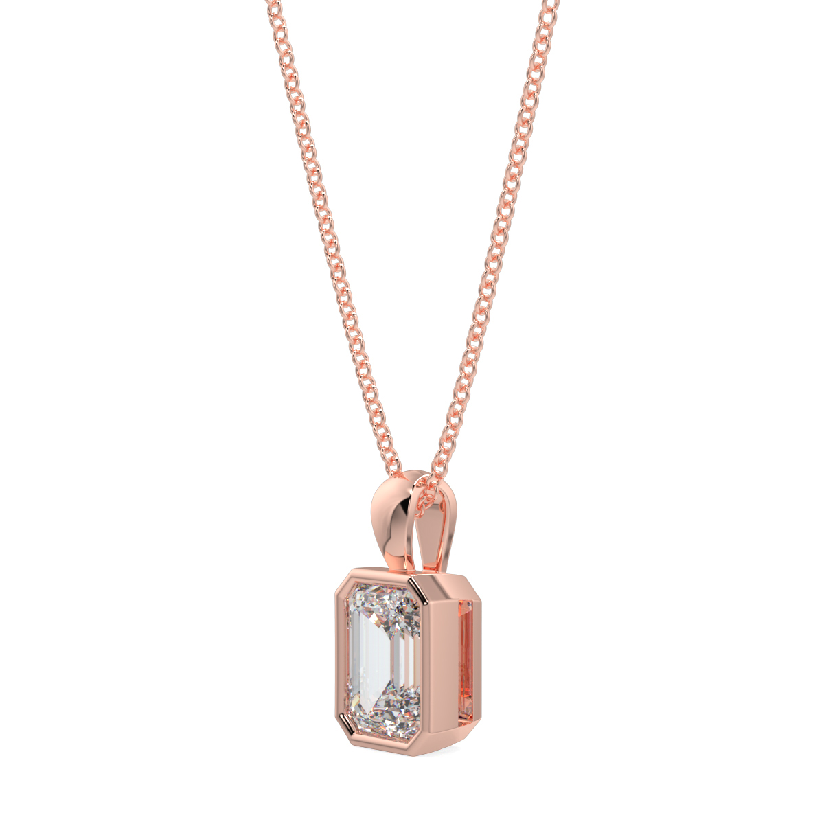 Solitaire Diamond Pendant