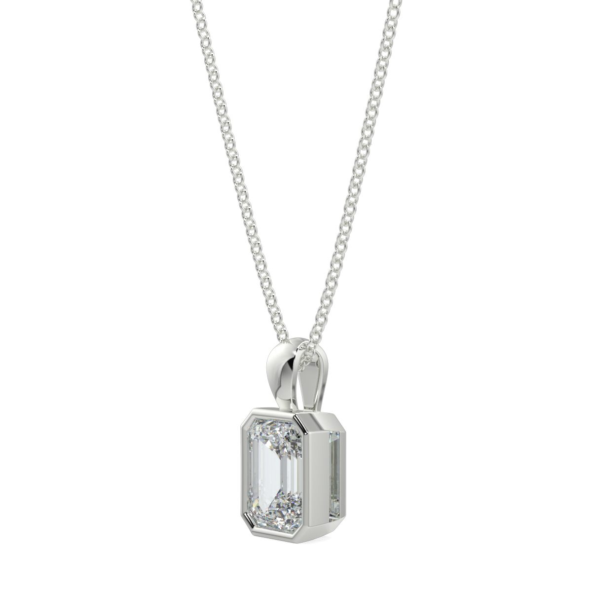 Solitaire Diamond Pendant