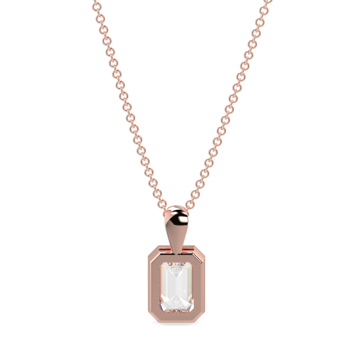 Solitaire Diamond Pendant