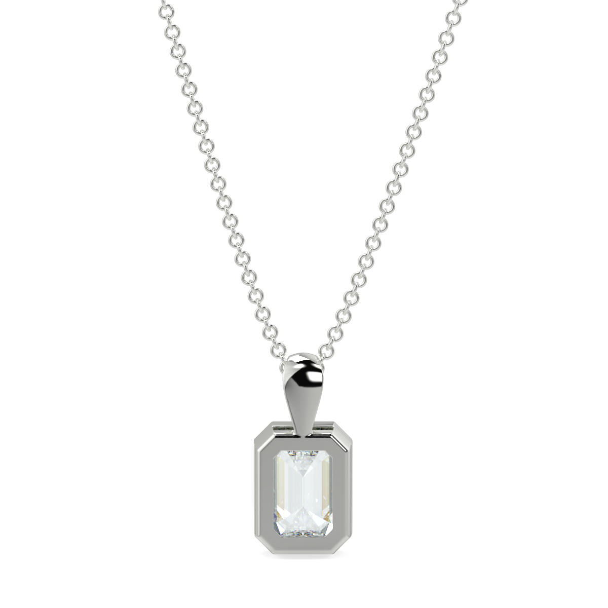 Solitaire Diamond Pendant