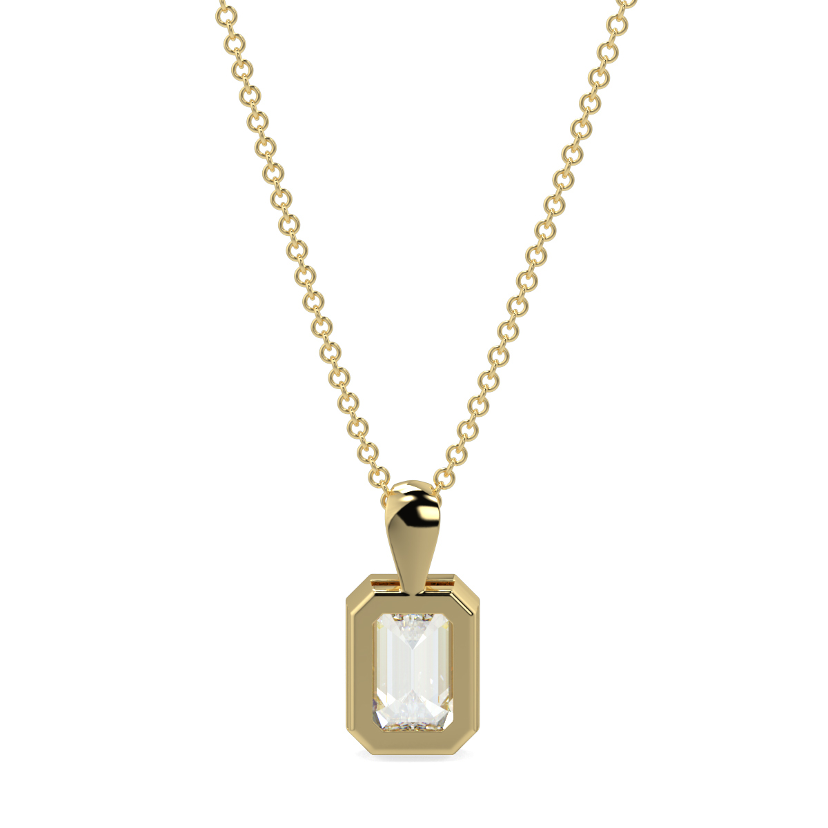 Solitaire Diamond Pendant