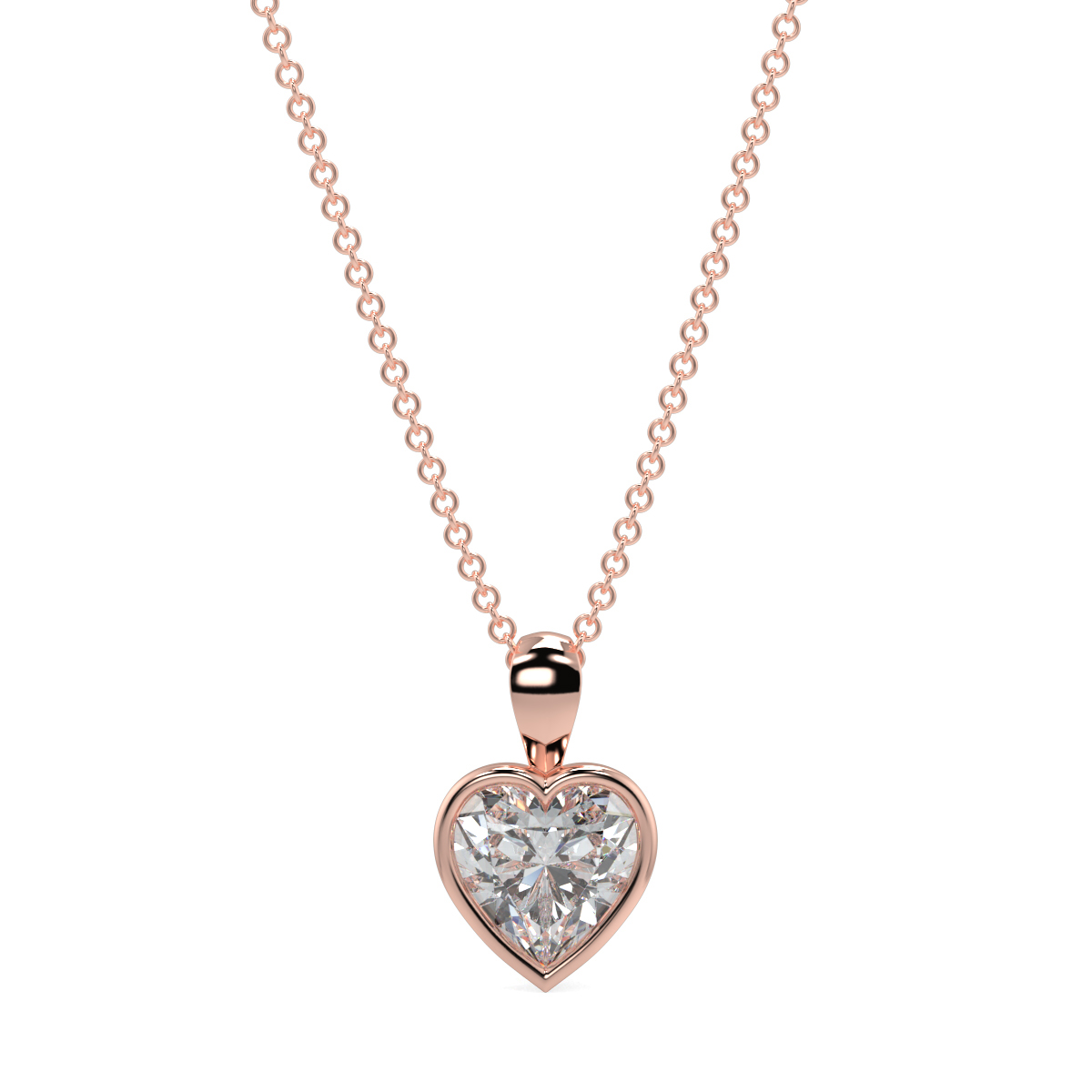 Solitaire Diamond Pendant