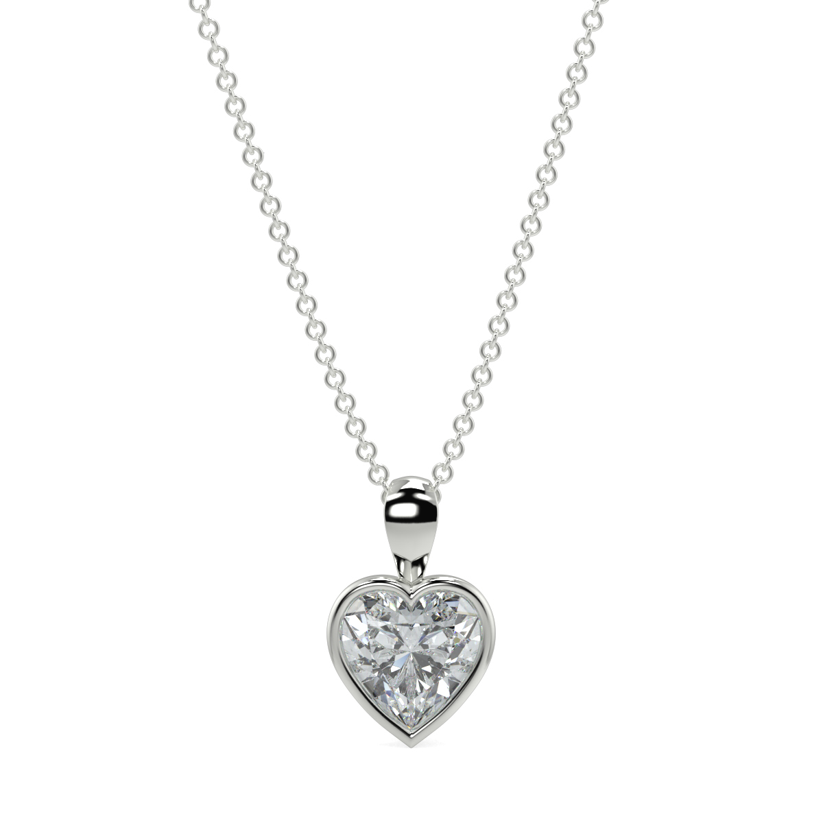 Solitaire Diamond Pendant