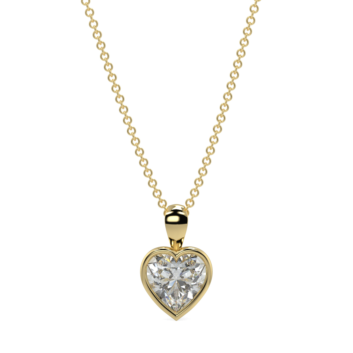 Solitaire Diamond Pendant