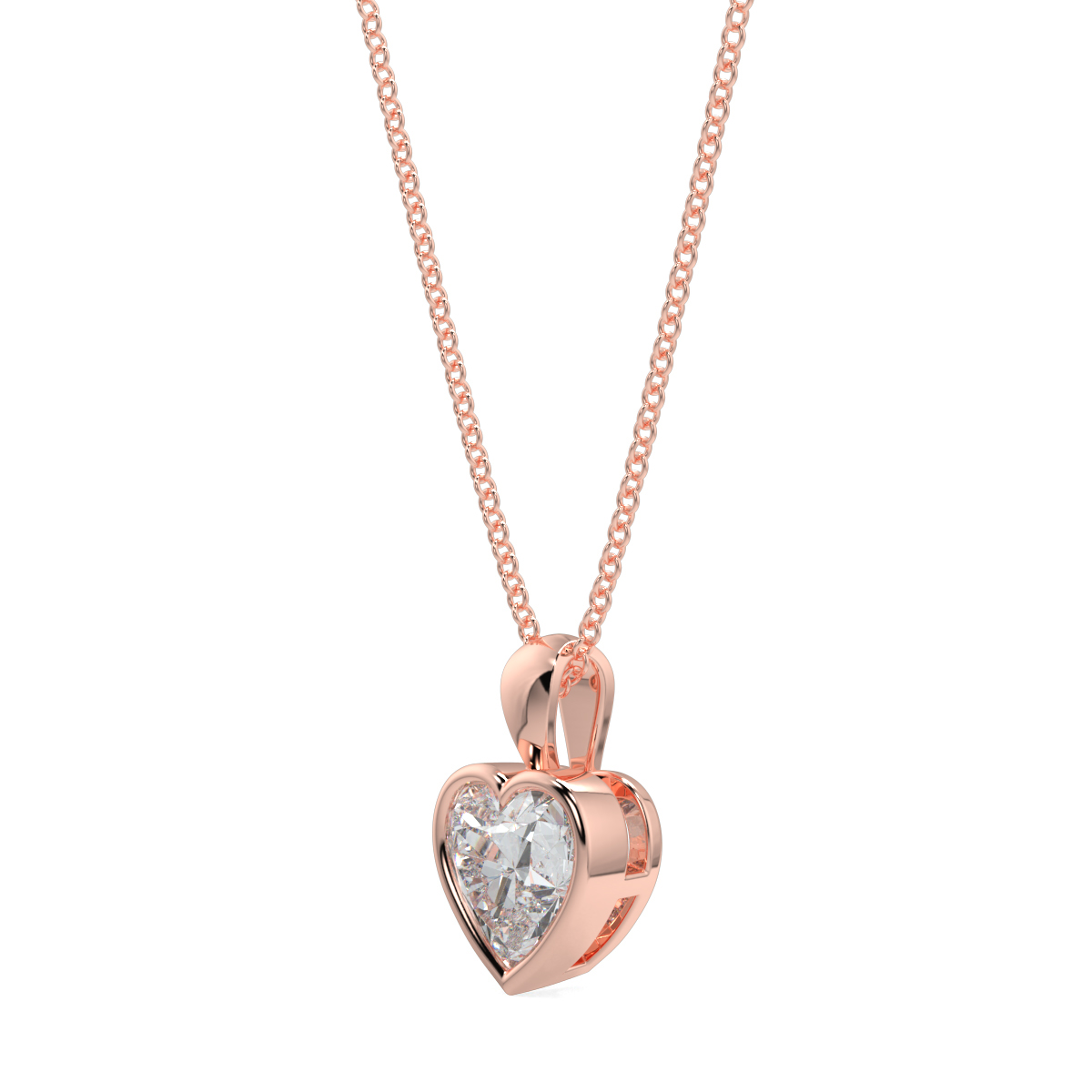 Solitaire Diamond Pendant