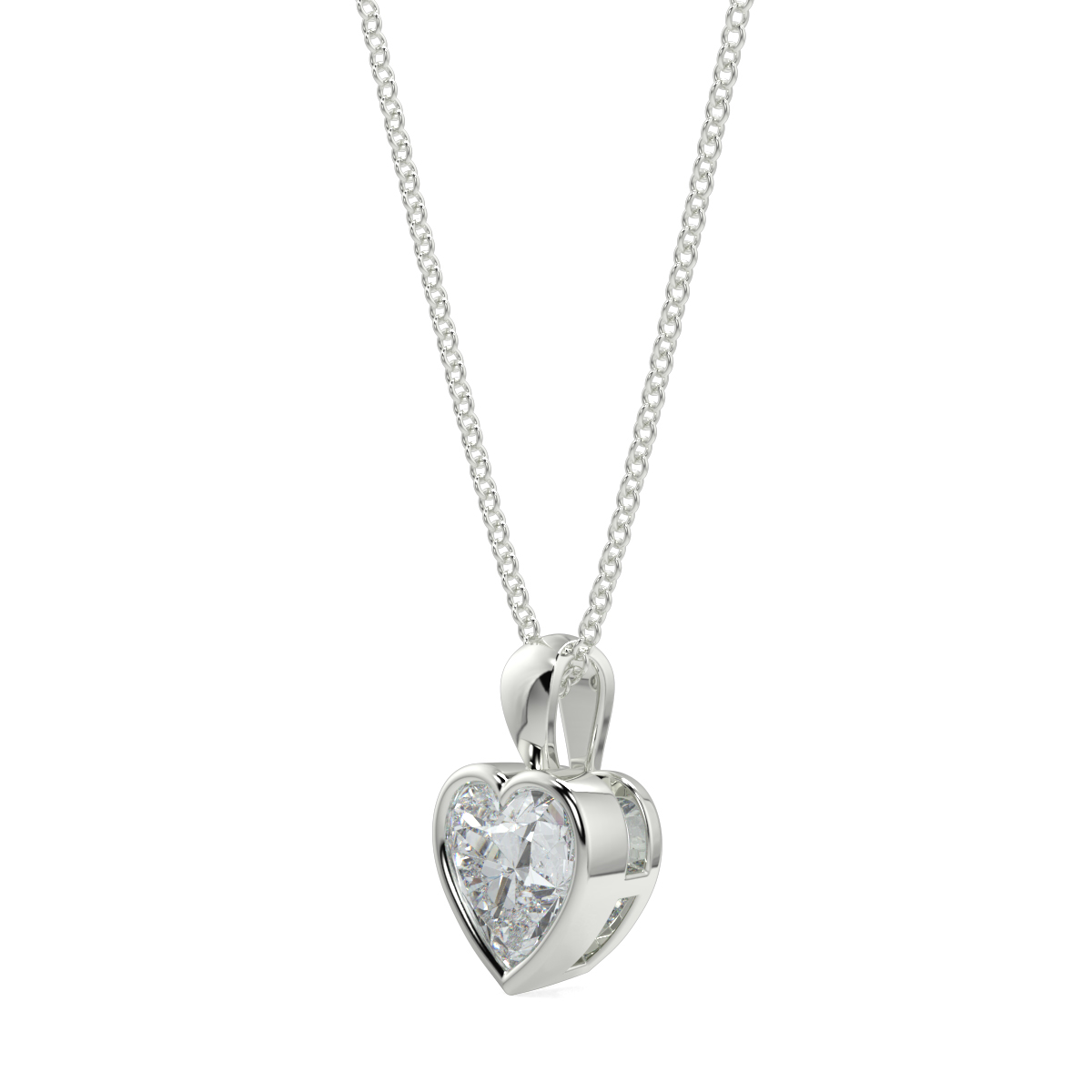 Solitaire Diamond Pendant