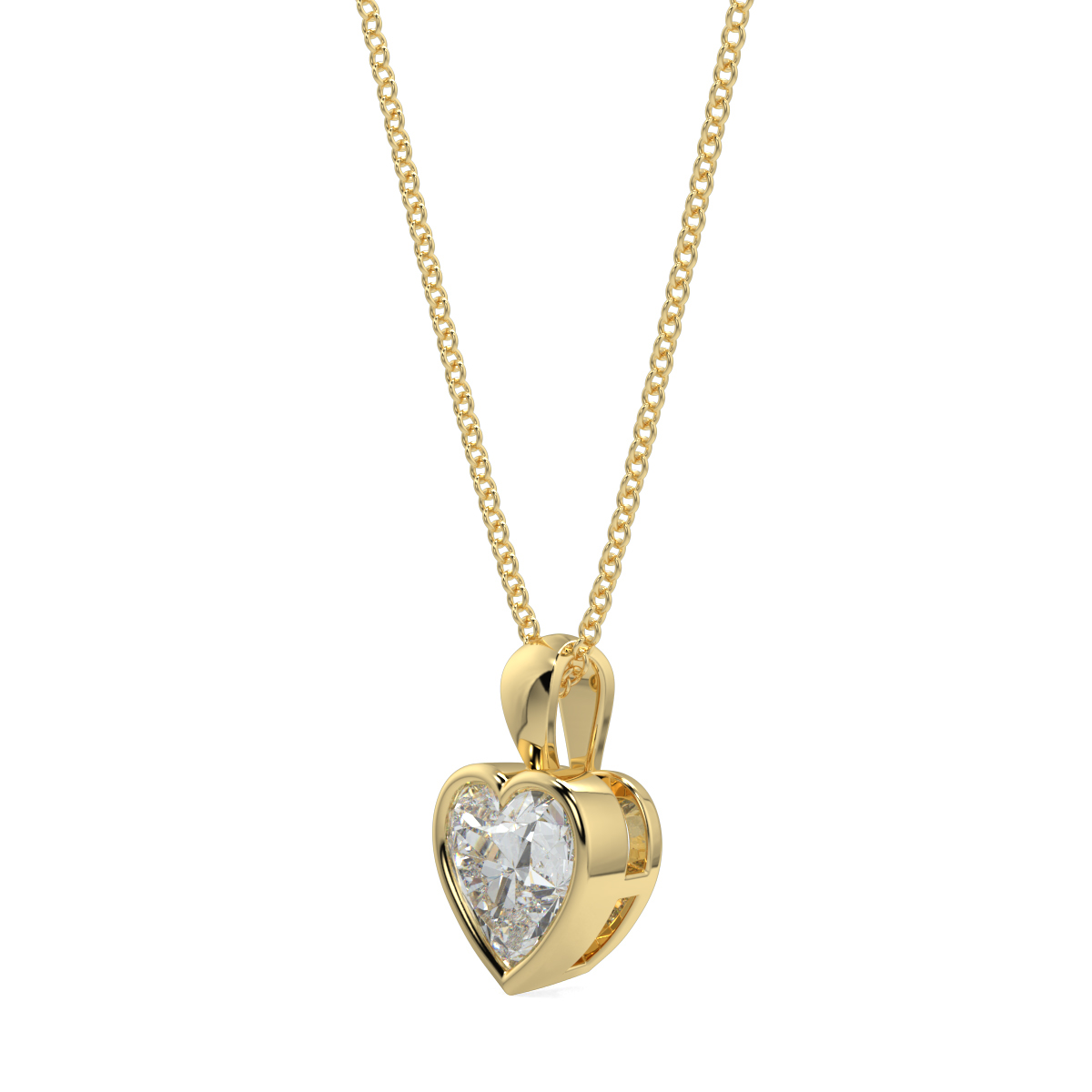 Solitaire Diamond Pendant