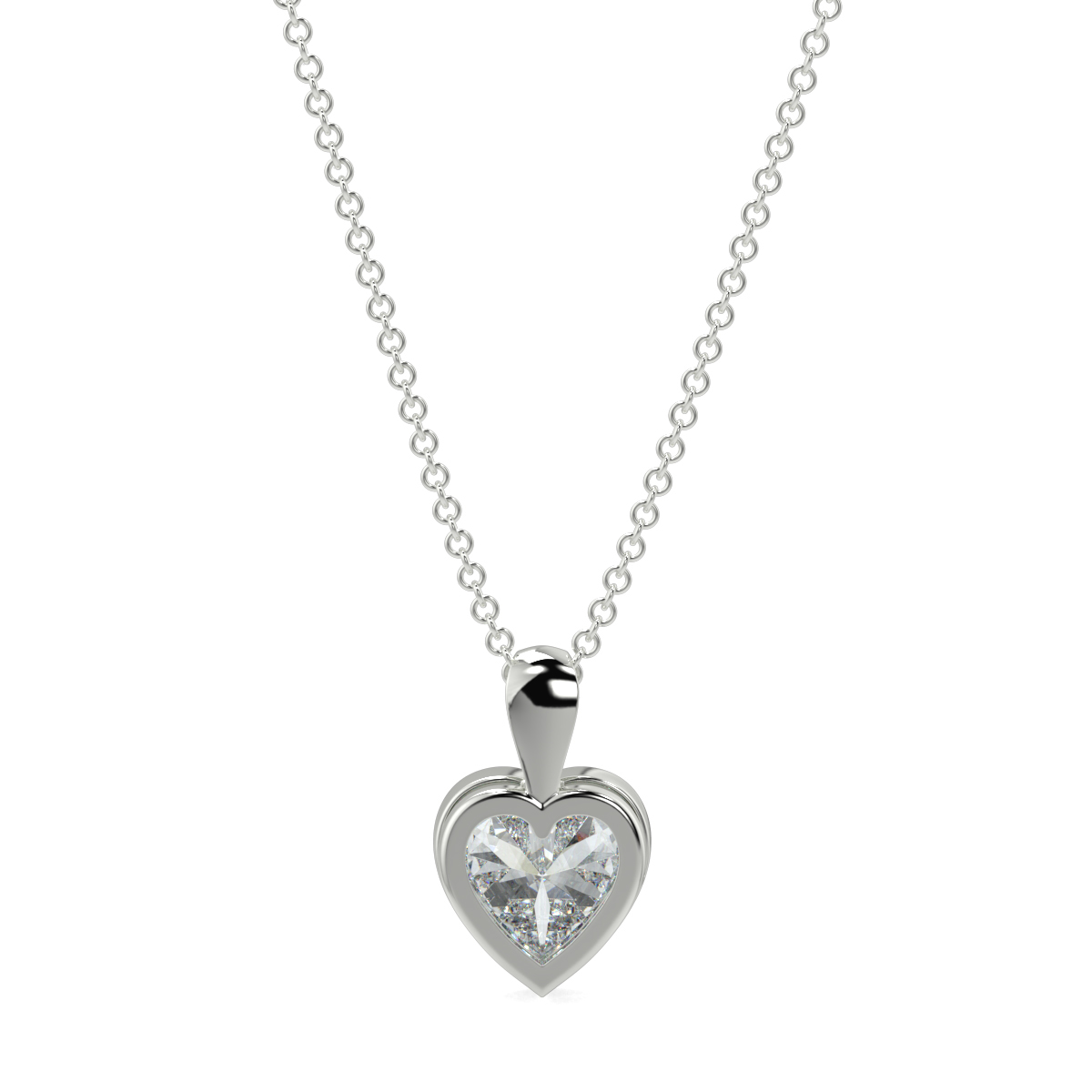 Solitaire Diamond Pendant