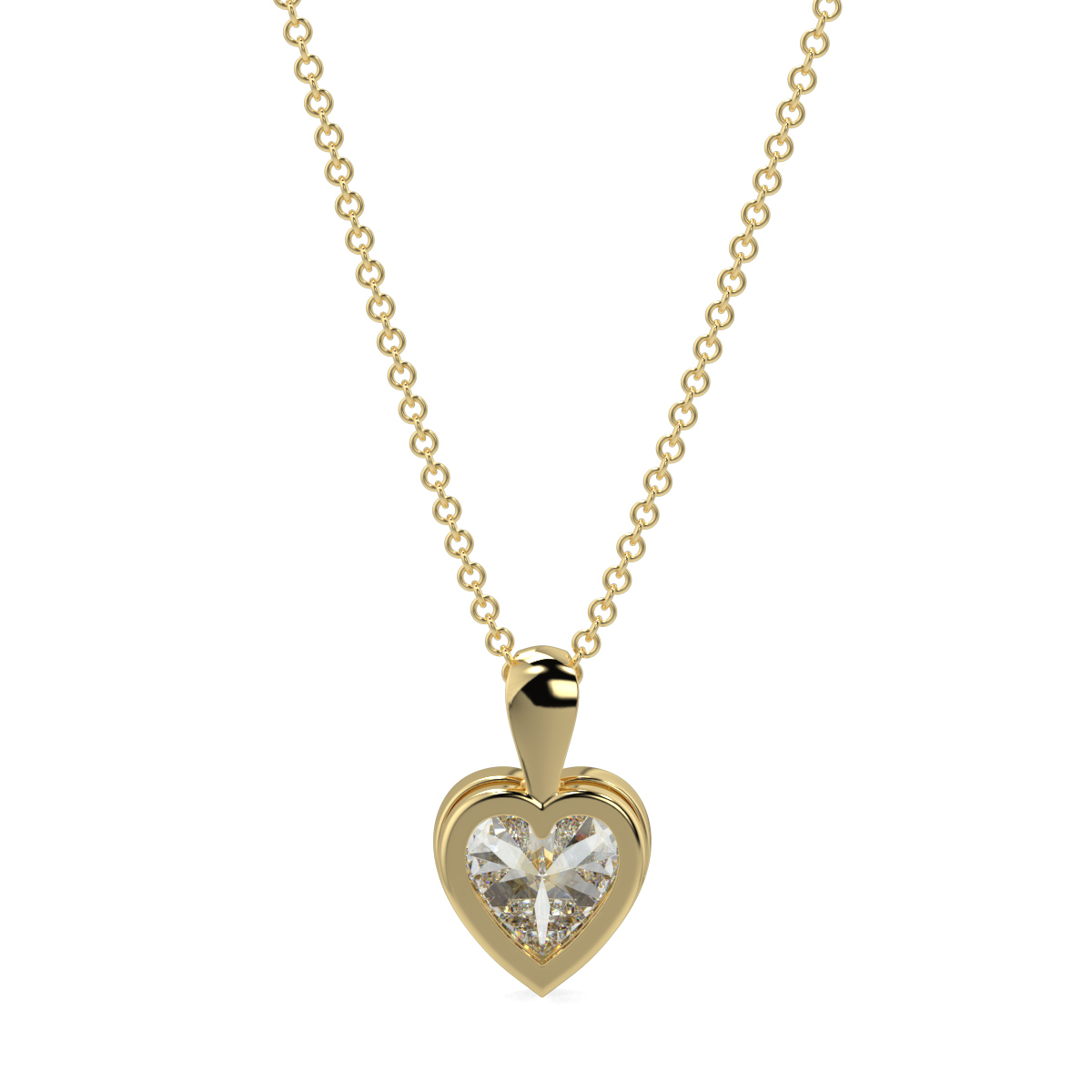 Solitaire Diamond Pendant