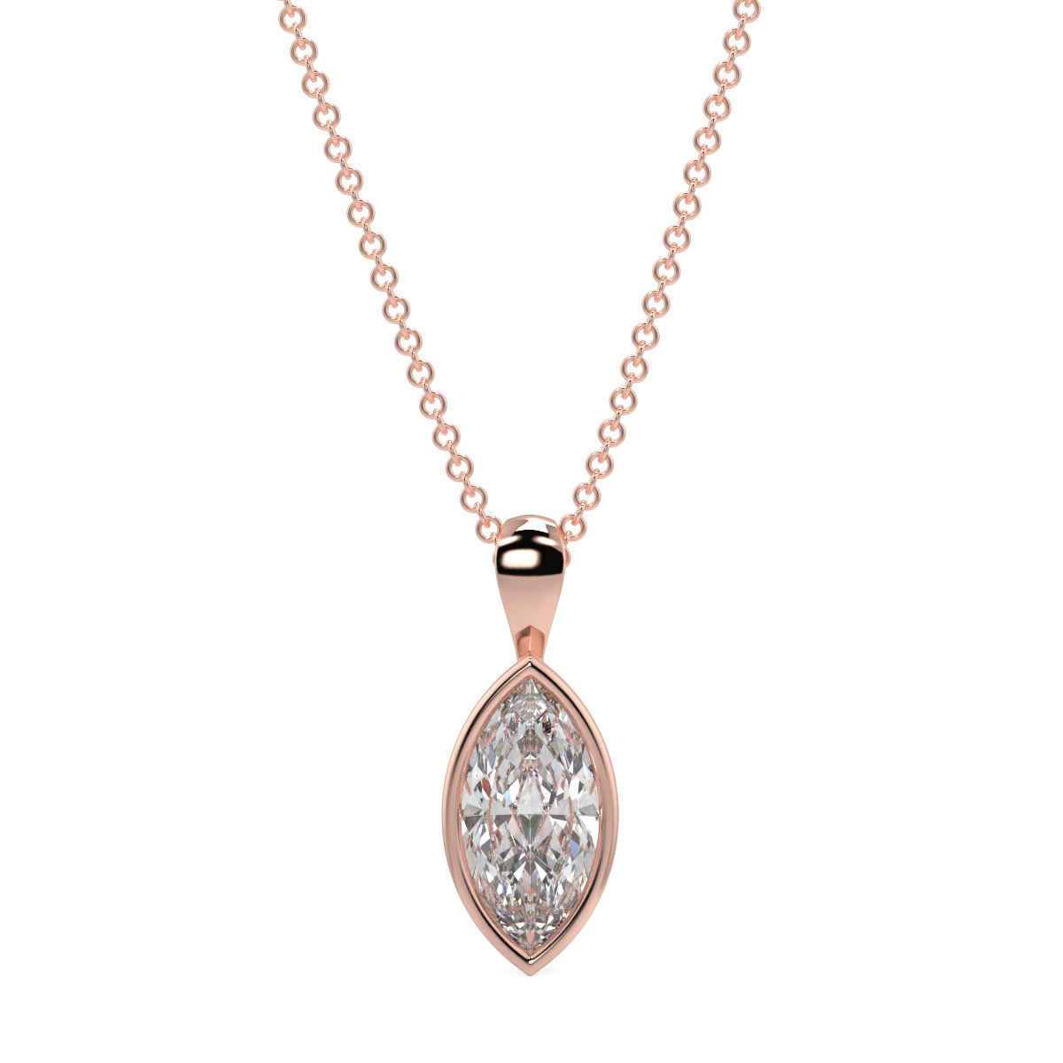 Solitaire Diamond Pendant