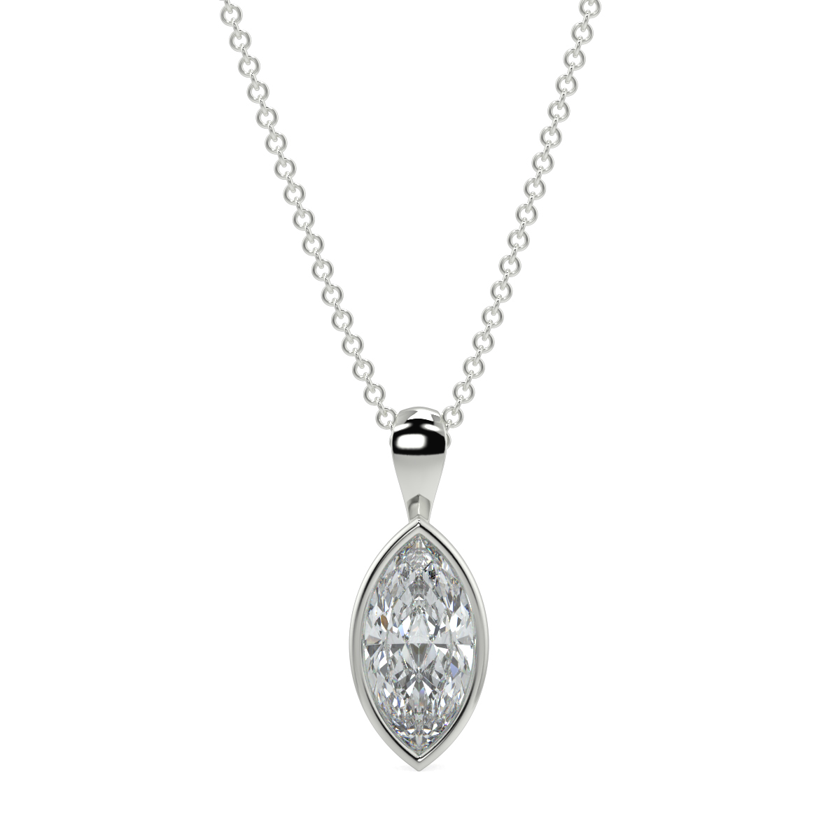 Solitaire Diamond Pendant