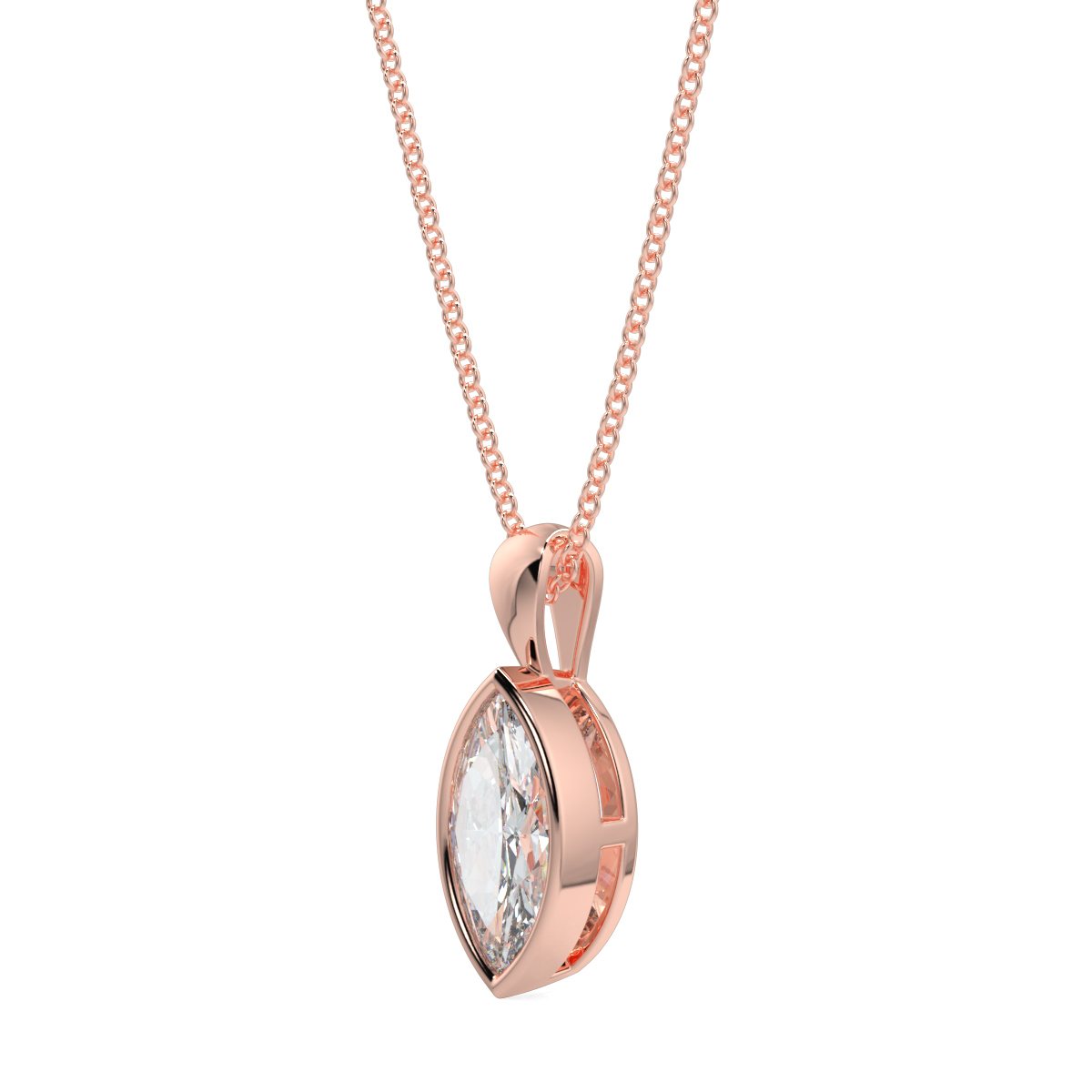Solitaire Diamond Pendant