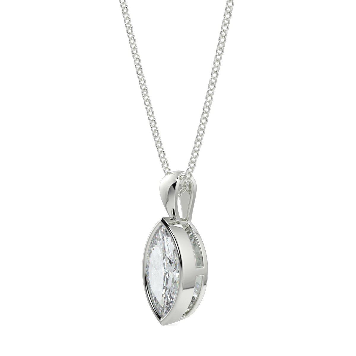 Solitaire Diamond Pendant