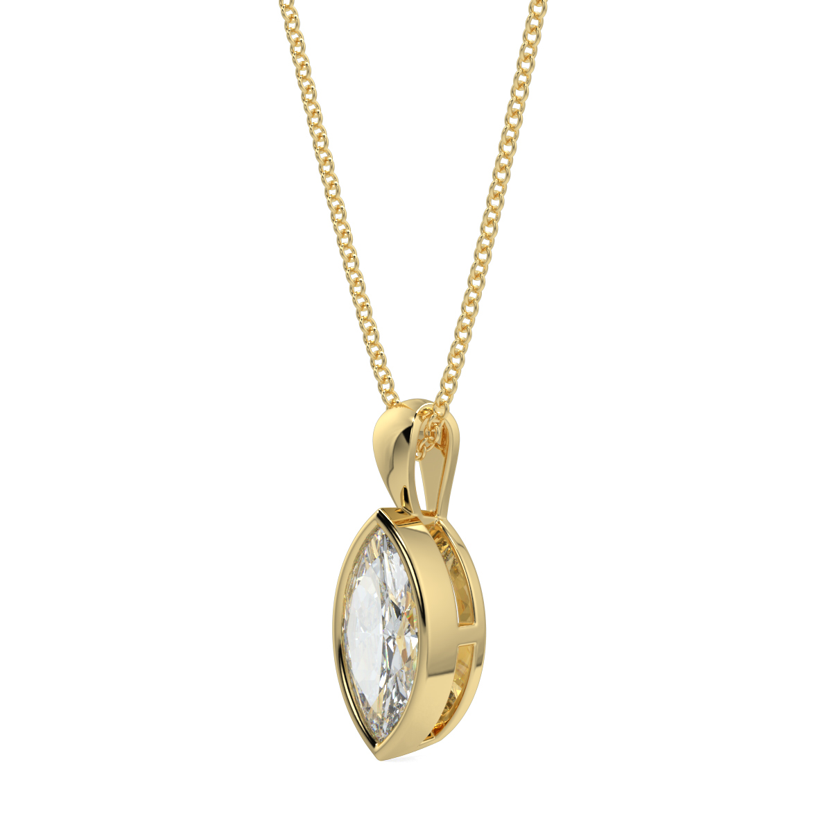 Solitaire Diamond Pendant