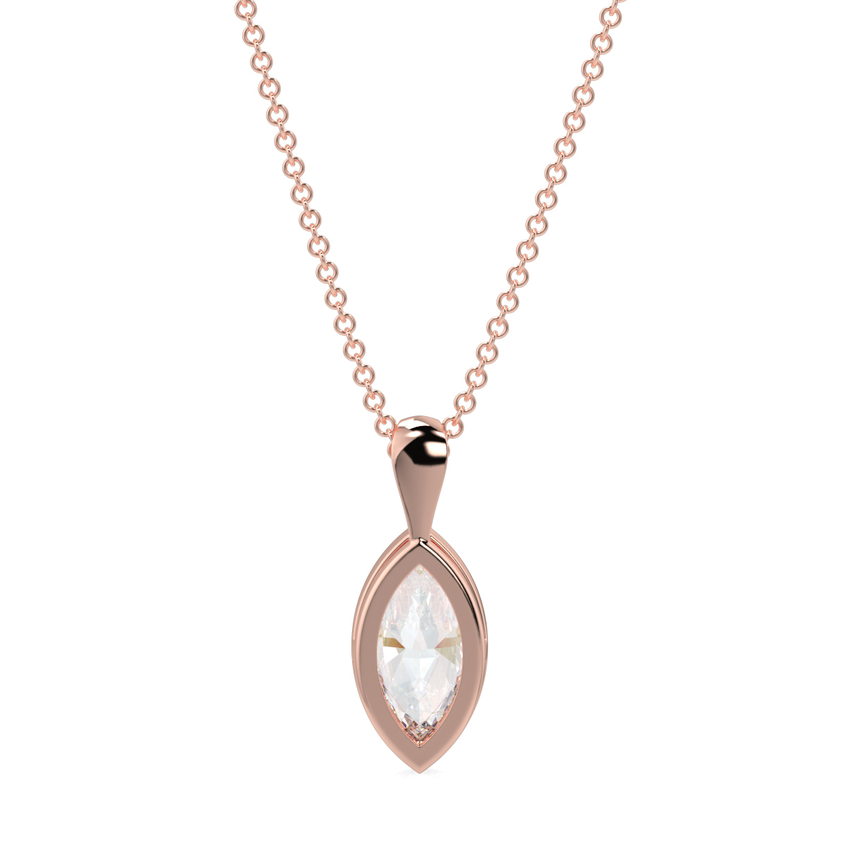 Solitaire Diamond Pendant