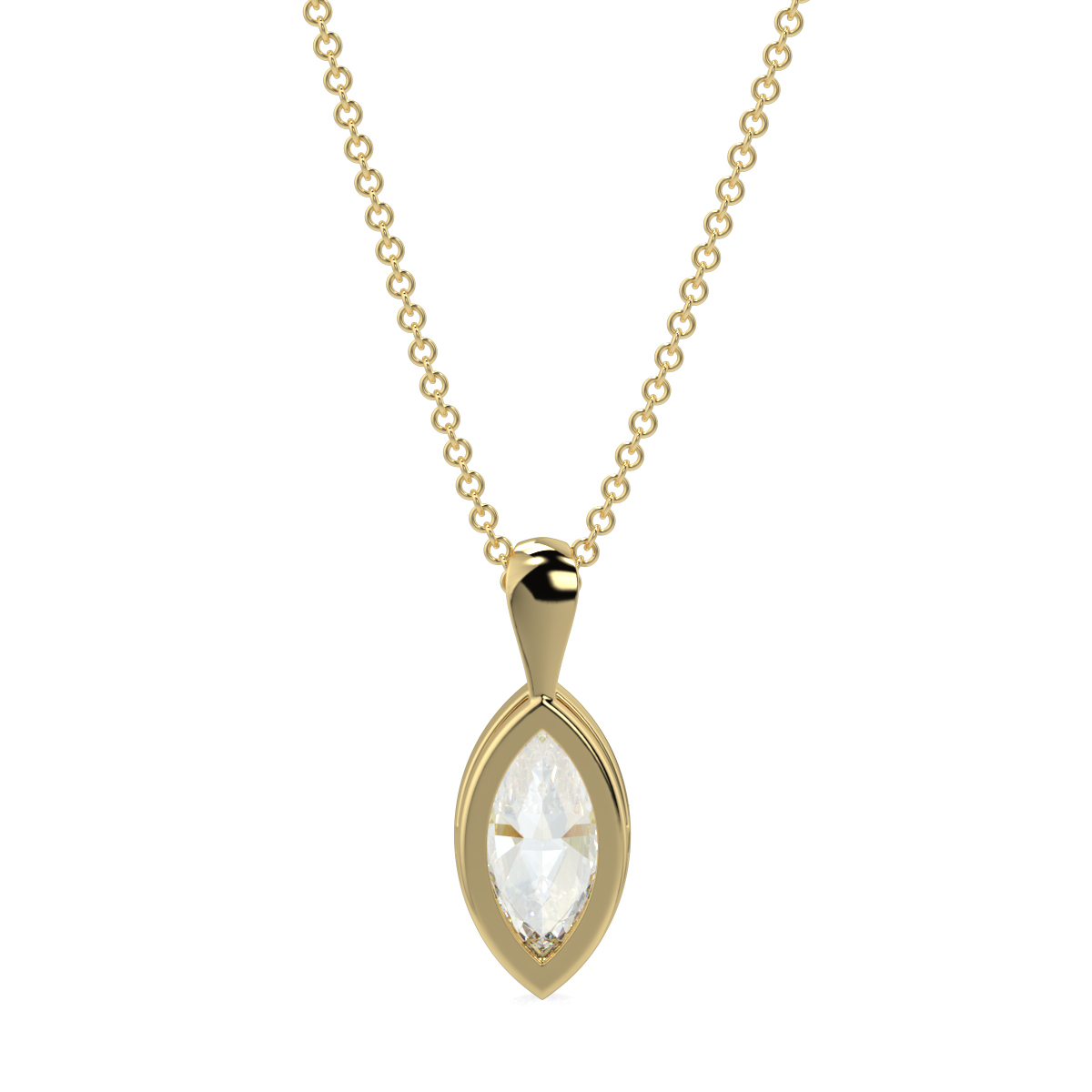 Solitaire Diamond Pendant