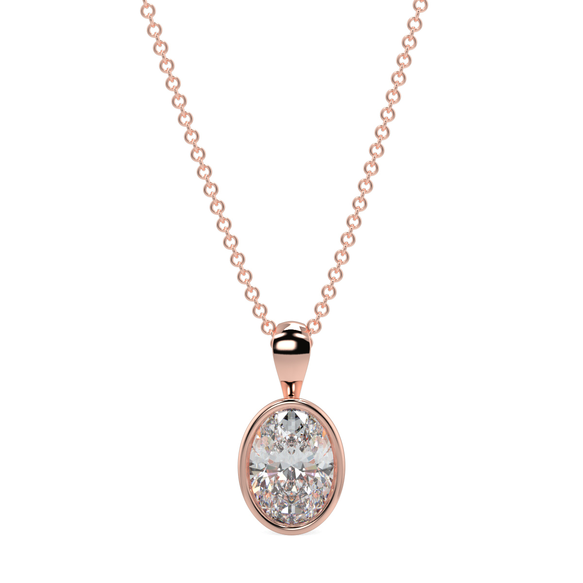 Solitaire Diamond Pendant