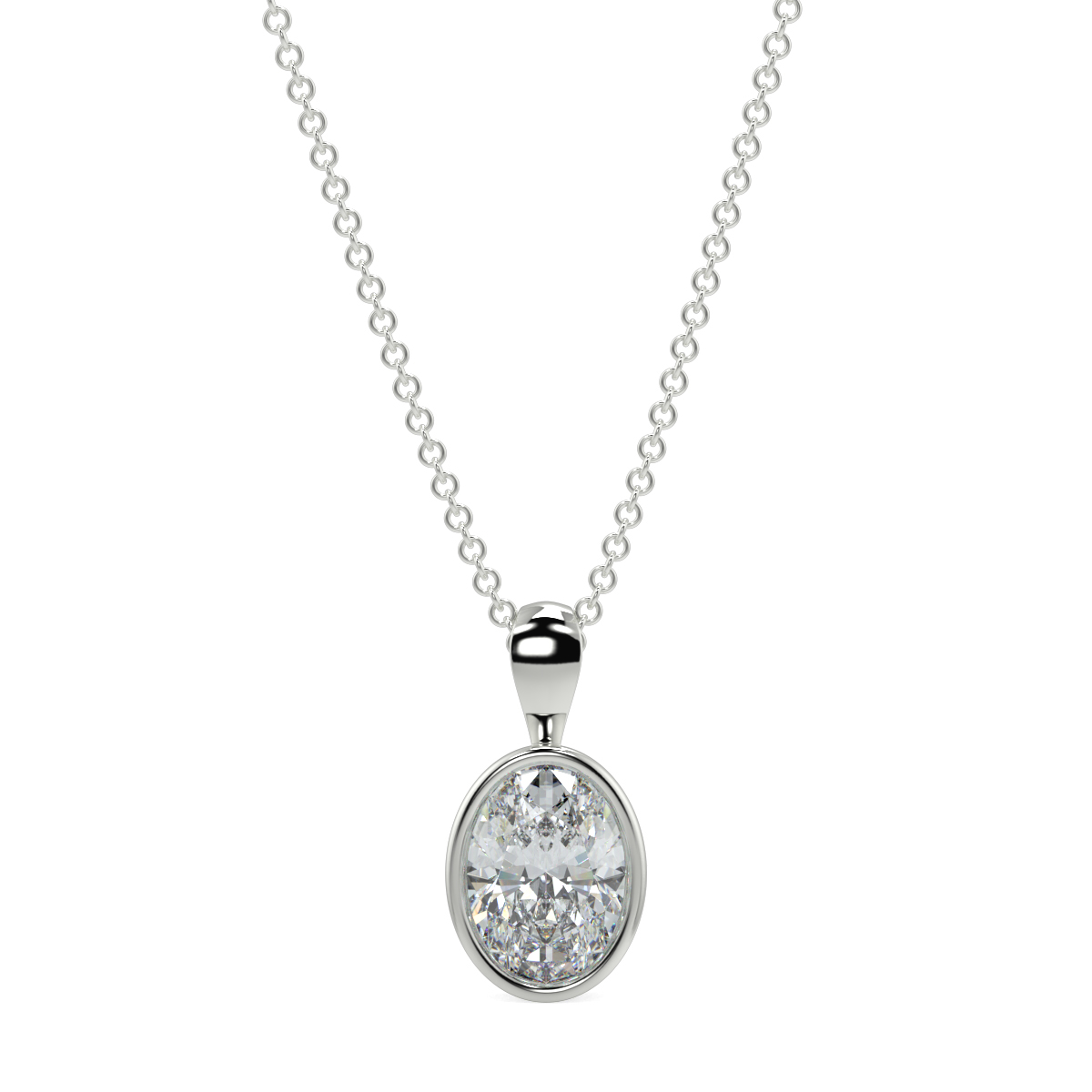Solitaire Diamond Pendant