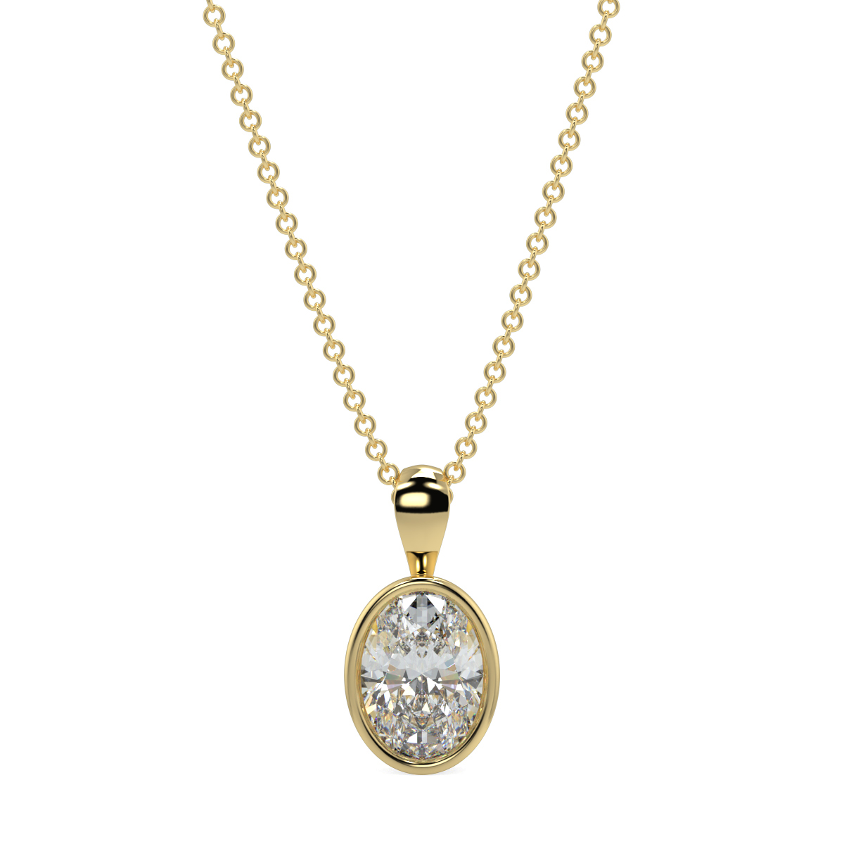 Solitaire Diamond Pendant