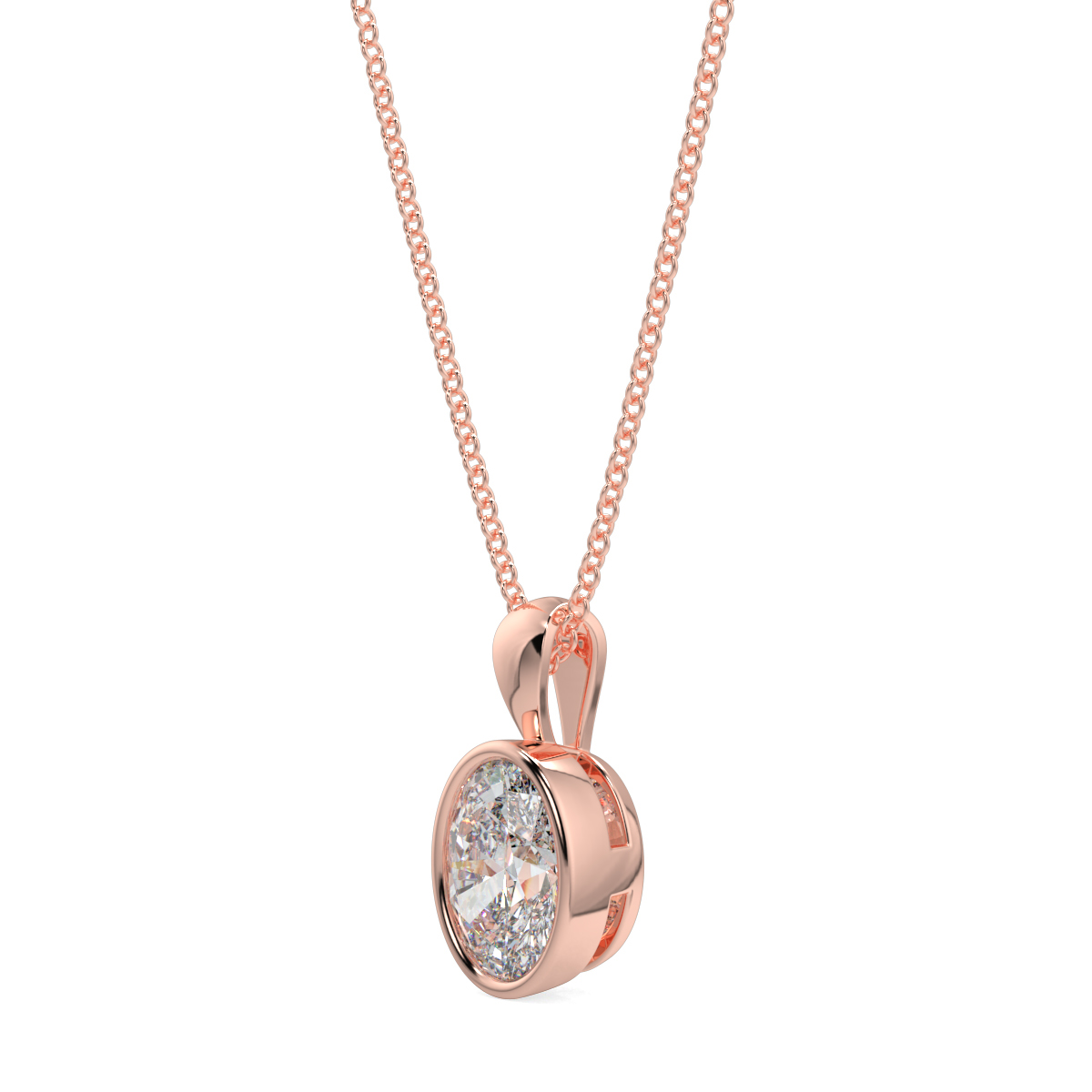Solitaire Diamond Pendant