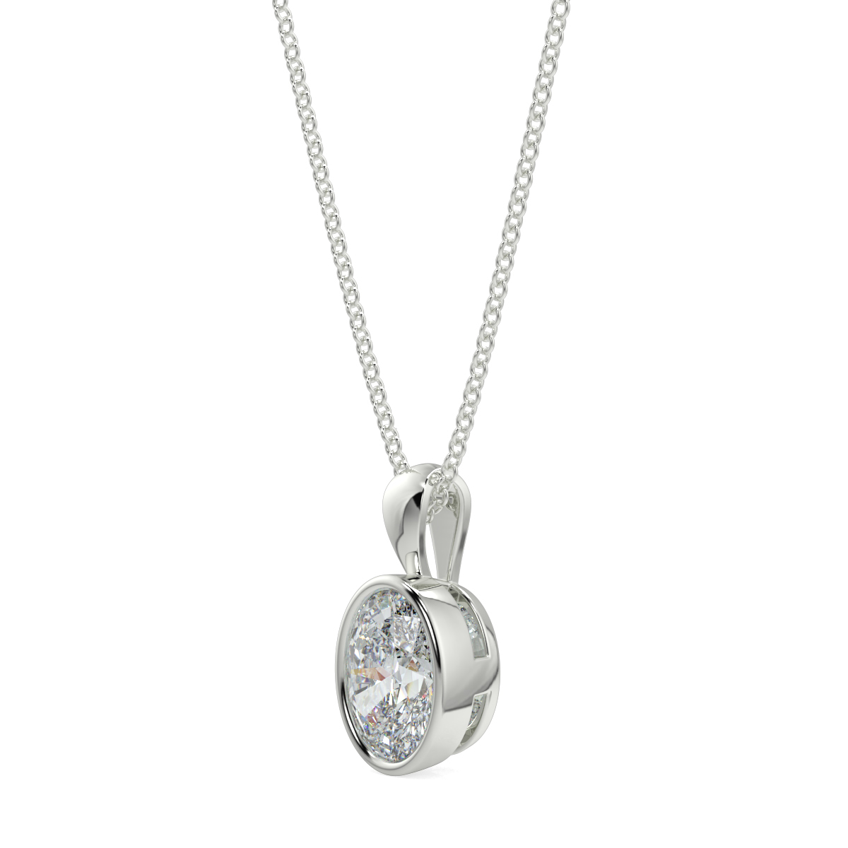 Solitaire Diamond Pendant