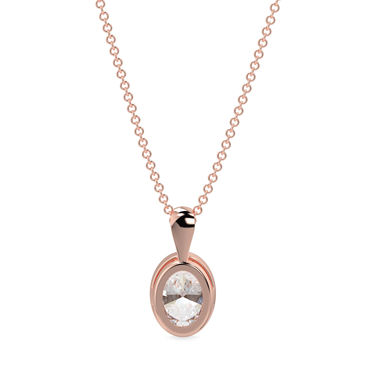 Solitaire Diamond Pendant