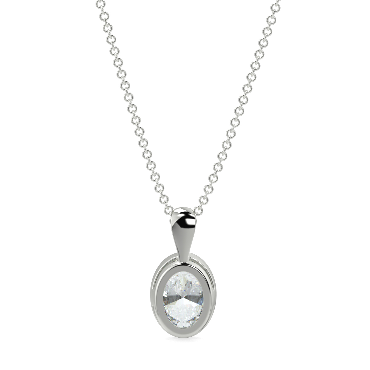 Solitaire Diamond Pendant