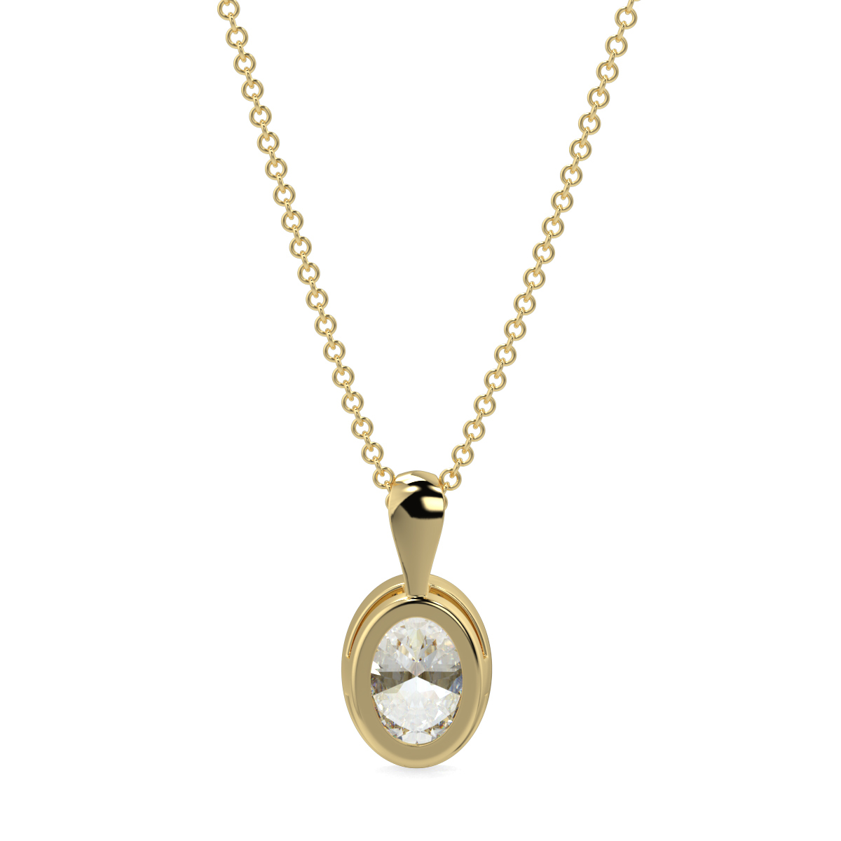 Solitaire Diamond Pendant