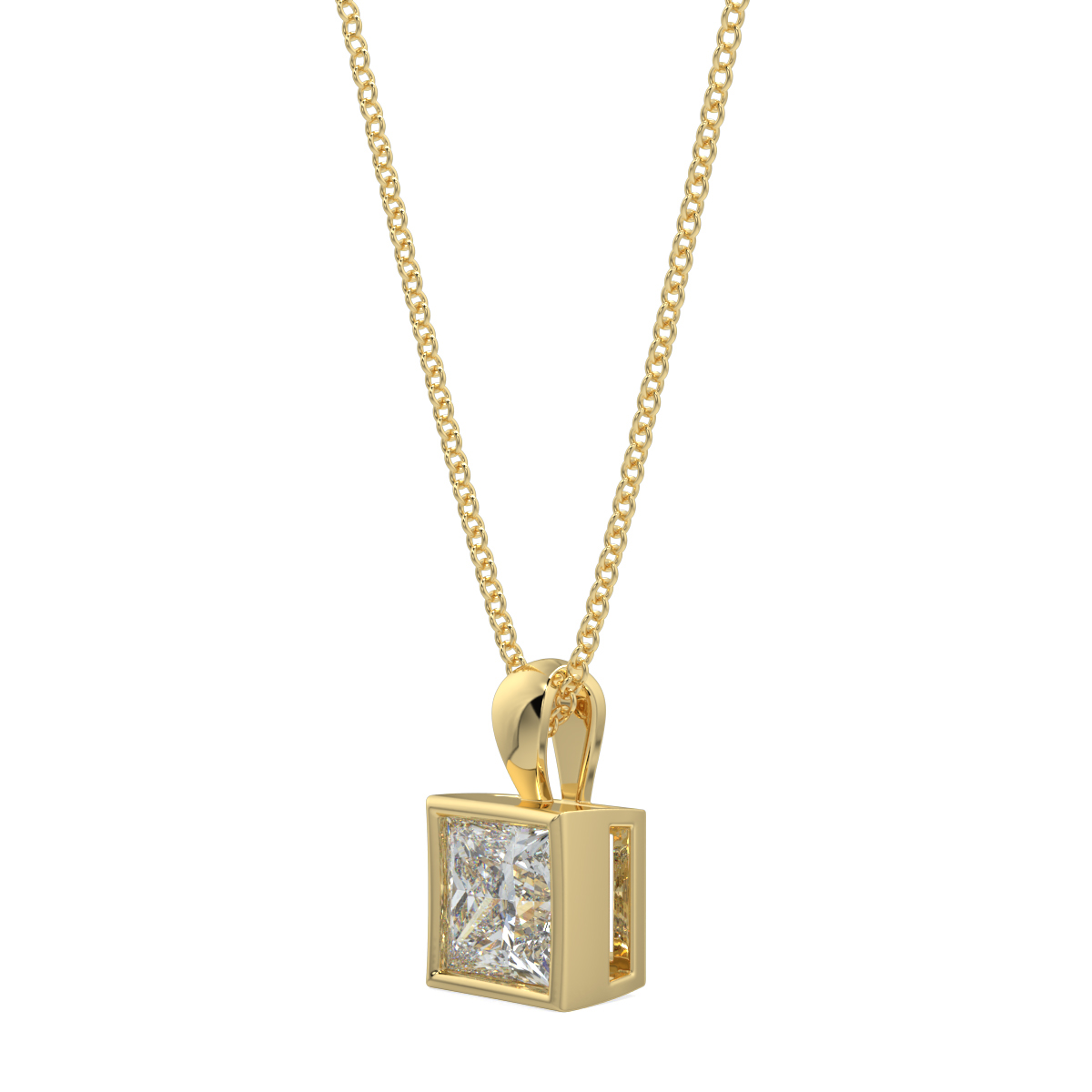 Solitaire Diamond Pendant