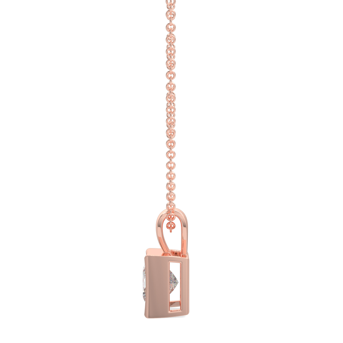 Solitaire Diamond Pendant