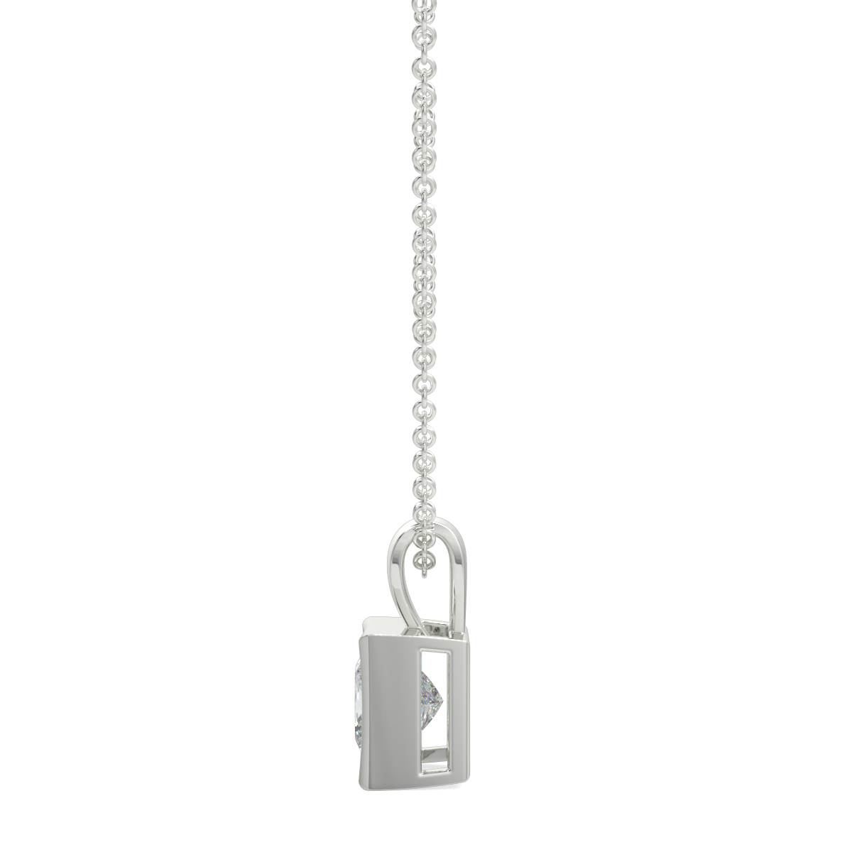 Solitaire Diamond Pendant
