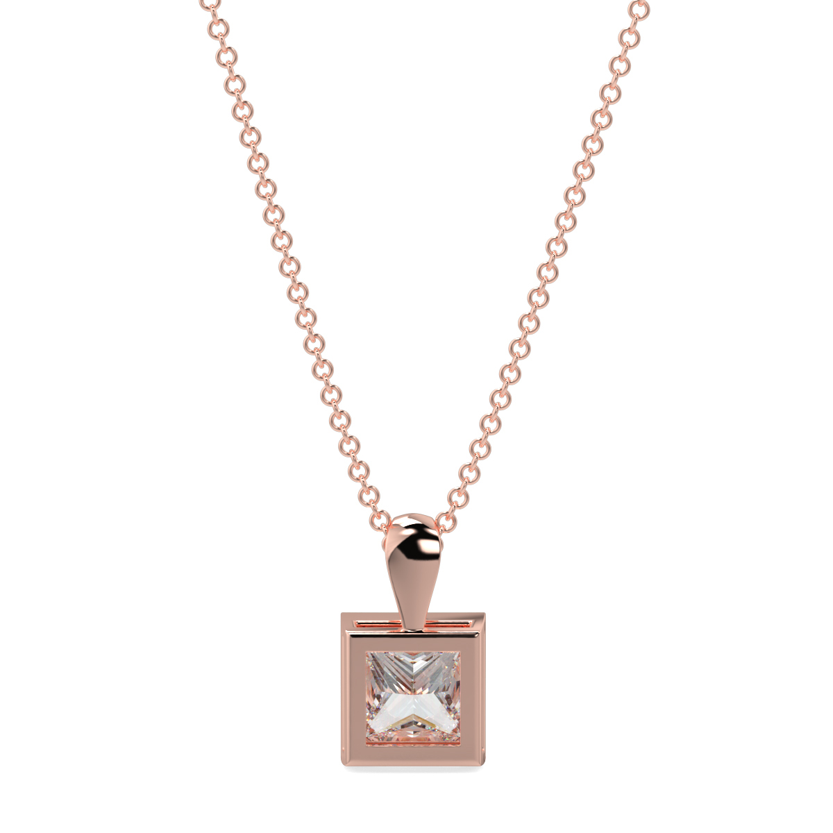 Solitaire Diamond Pendant