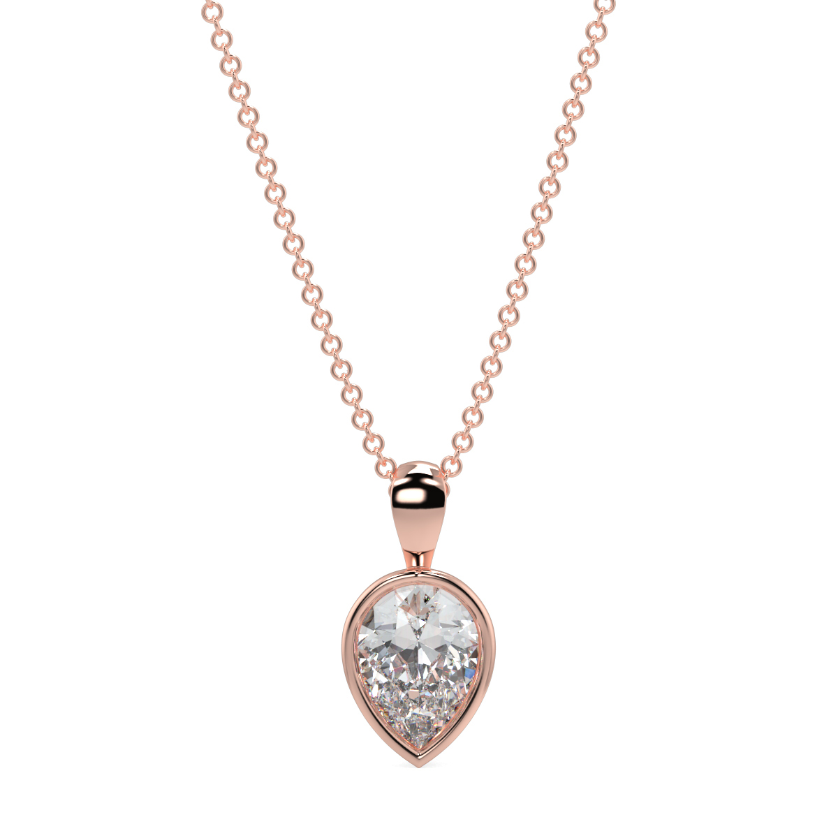 Solitaire Diamond Pendant