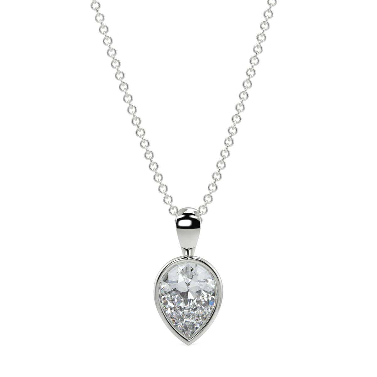 Solitaire Diamond Pendant